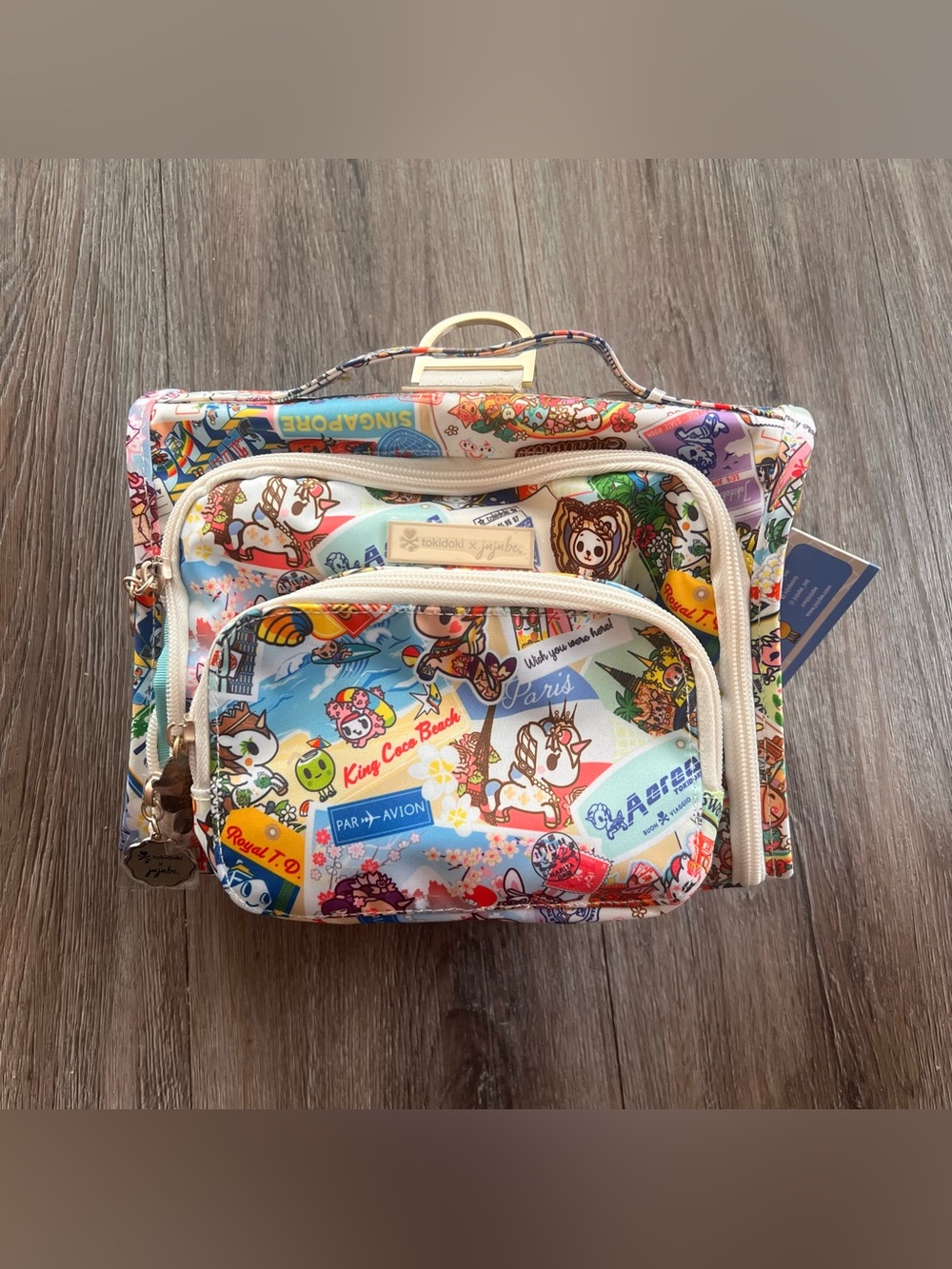 NWT JuJuBe Tokidoki Mini B.F.F. Kawaii-round the World Crossbody Bag